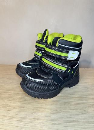 Термо ботинки 28р, зимние сапоги sinsay 28р
