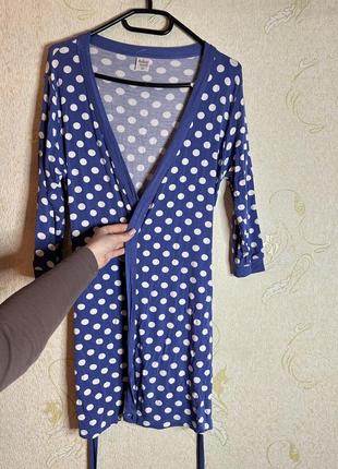 Трикотажний халатик на запах