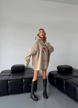 Тепле худі оверсайз 4