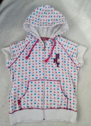 Толстовка летняя с коротким рукавом