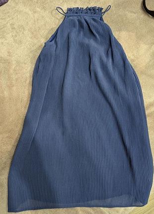 Платье mango, размер xs, васлочкового цвета.