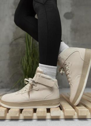 Зимние женские кроссовки camel (89967)