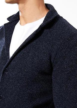 Синій чоловічий піджак з вовною lc waikiki, з кишенями, на гудзиках. фірмова туреччина2 фото