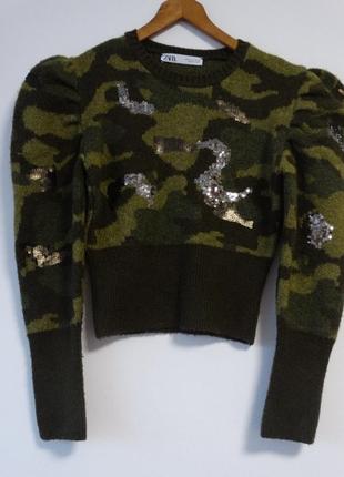 Женский свитер zara