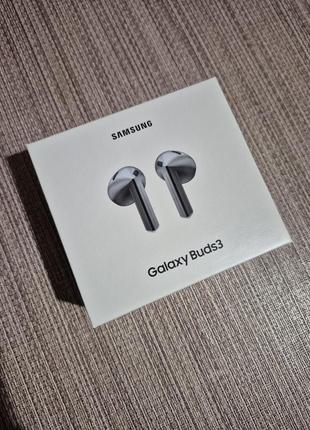 Беспроводные наушники samsung galaxy buds 3 sm-r530 silver (sm-r530nzaasek)