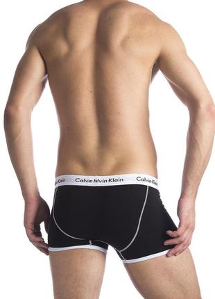 Мужские трусы хипсы саlvіn кlеіn серия 365 чёрные с белым поясом