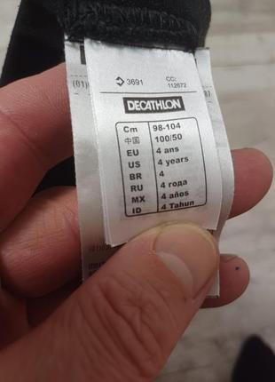 Термобелье лосины с начесом decathlon wedze на 4 года , в идеале