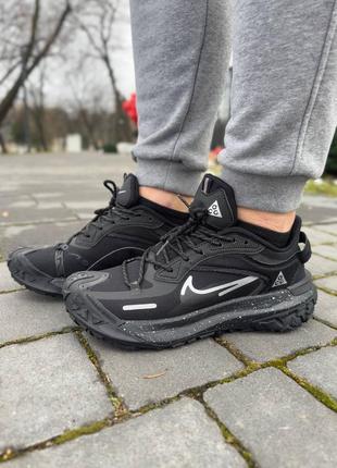 Мужские кроссовки nike acg mounth fly 2 low black white