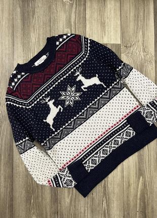 Теплий светр з вовною альпаки в скандинавському стилі м/л унісекс