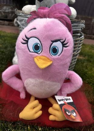 Рожева зла пташка стелла розовая злая птичка стелла angry birds