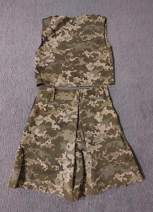 Костюм хаки новогодний