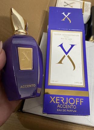 Тестер xerjoff accento парфумована вода 100мл