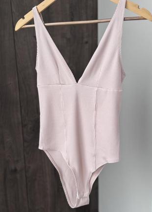 Боди primark в рубчик, идеального состояния (размер xs-s)