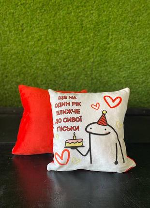 Подушка з принтом, малюнком або фото