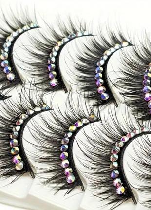 Праздничные самоклеющие ресницы