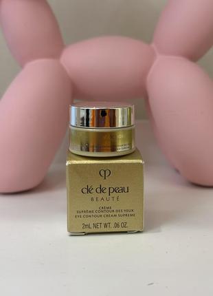Моделювальний крем для контуру очей cle de peau beaute enhancing eye contour cream supreme