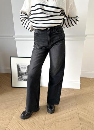 Графитовые danila mango wideleg джинсы