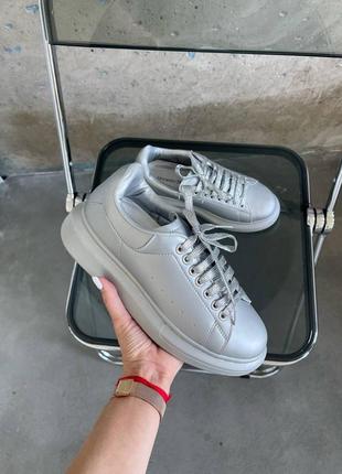 Кеди mcqeen grey
