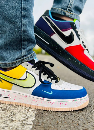 Кроссовки air force 1 «what the la»