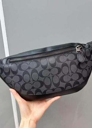 Сумка бананка чоловіча шкіряна брендова