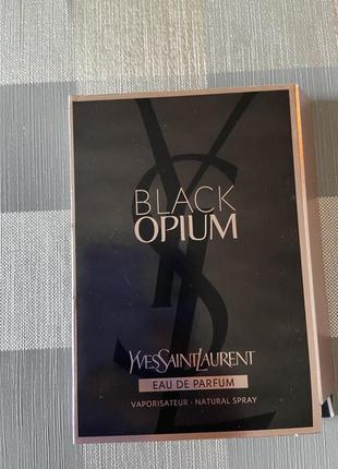 Пробник yves saint laurent black opium