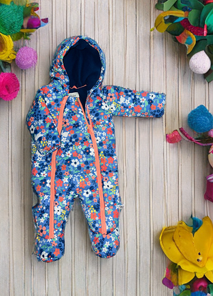 Комбінезон joules для дівчинки 3-6 демі комбез квіточок 62-68