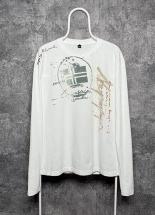 Лонгслив napapijri, l-xl, футболка с длинным рукавом напа