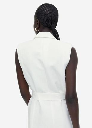 Платье платье сарафан zara h&m лен льняное белое2 фото