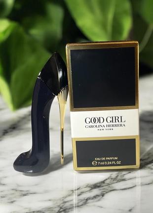 Carolina herrera good girl парфумована вода для жінок 7ml мініатюра оригінал