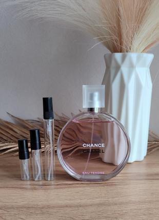 Розпив! оригінал! chanel chance eau tendre ціна за 3 мл eau de toilette