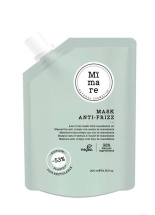 Маска разглаживающая с маслом макадамии mimare anti-frizz mask