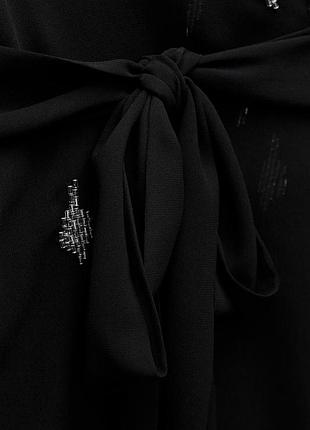 Блестящая блуза с запахом zw collection