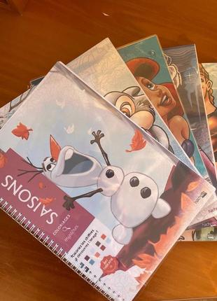 Раскраска десней/disney антистресс по номерам печать