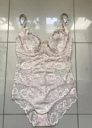 Боді із мережива marks & spencer, 80 c/d