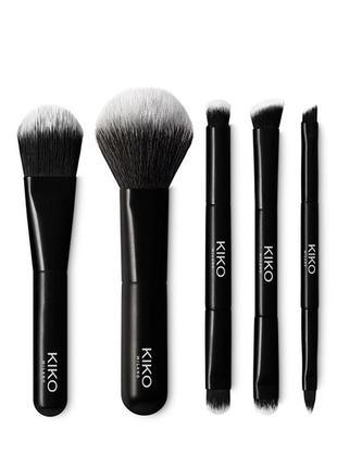 Дорожний набір пензлів kiko milano travel brush set