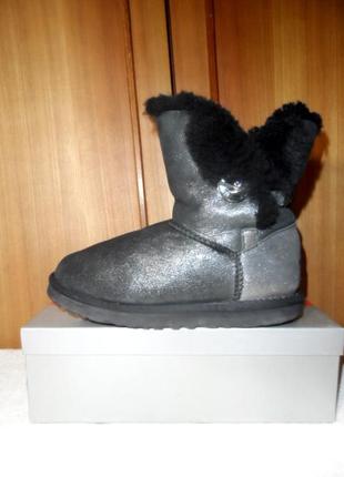 Зимние натуральные угги сапоги на низком ходу ugg австралия 23 см
