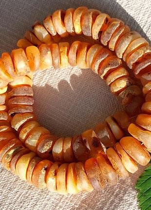 Янтарное ожерельясто крупные медовые шайбы, лечебное янтарное ожерельное медовое шайбы