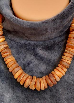 Янтарное ожерельясто крупные медовые шайбы, лечебное янтарное ожерельное медовое шайбы