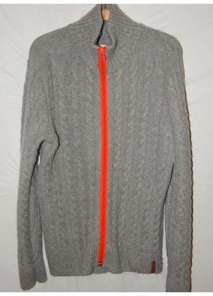 Свитер из шерсти плотной вязки lindbergh. size m