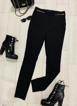 Женские базовые классические зауженные брюки от new look в черном цвете и с высокой посадкой