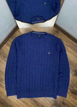 Шерстяной свитер gant