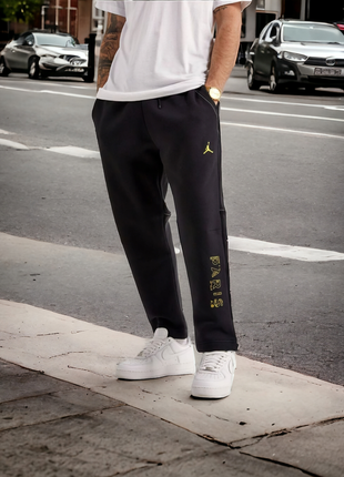 Флисовые оригинальные брюки jordan paris saint-german зимние ppsg псж