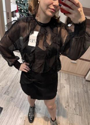 Прозора блузка zara