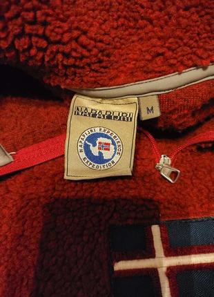 Флисовая кофта, теди, шерпа napapijri, s