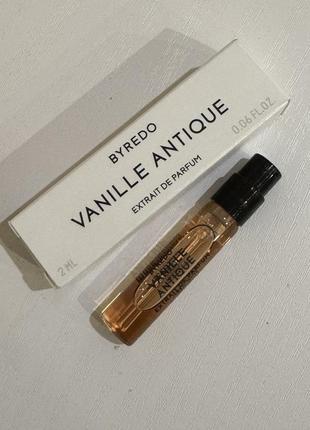 Пробник парфюма byredo vanille antique 2 ml.