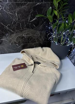 Кофта loro piana,худі ,зіпка,светр