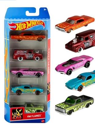 Новий набір машинок машинки hot wheels,  5 шт