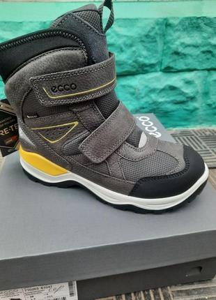 Подростковые зимние ботинки ecco mountain