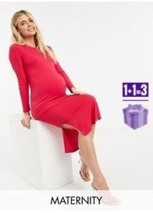 Новое! облегающее миди платье flounce 18