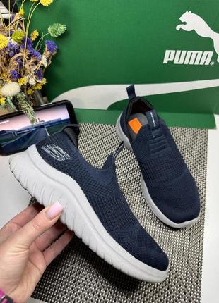 Оригинальные кроссовки слипоны skechers
